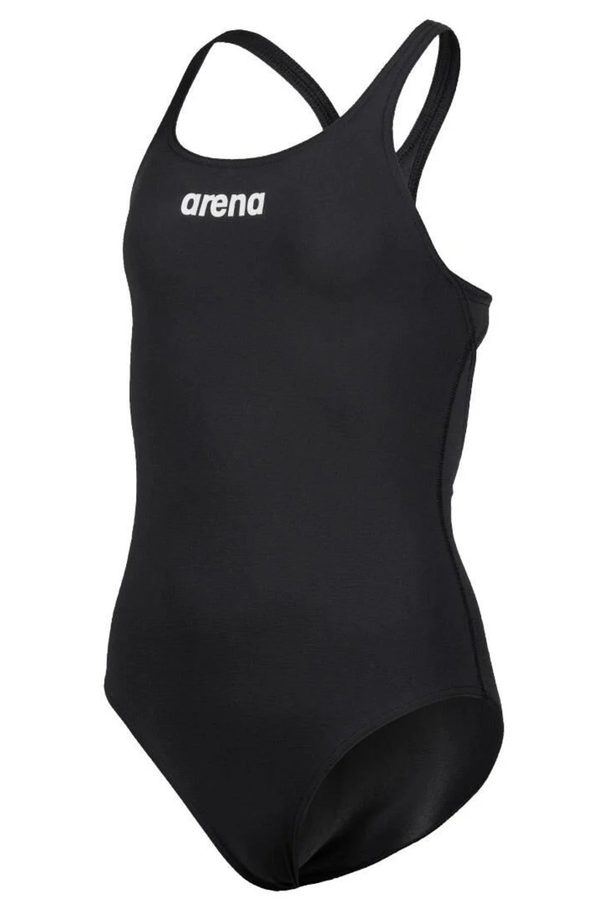 Arena Team Swim Pro Solid Kız Çocuk Yüzücü Mayosu 004762550 - Siyah