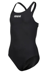 Arena Team Swim Pro Solid Kız Çocuk Yüzücü Mayosu 004762550 - Siyah