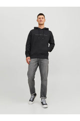 jack&jones jjestar jj sweat hood noos 12233972 - Siyah