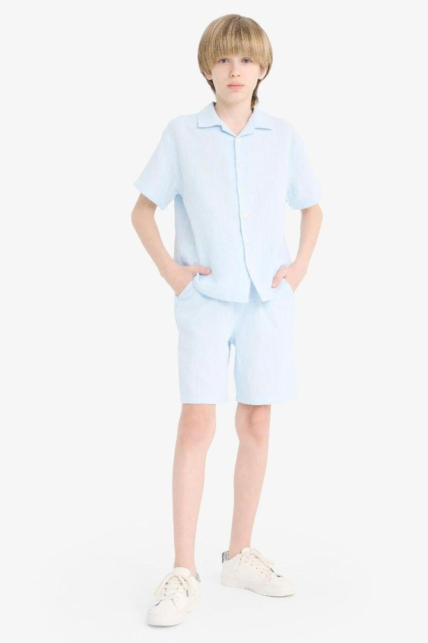 Defacto Çocuk Woven Bottom Z5370A6 - Açık Mavi