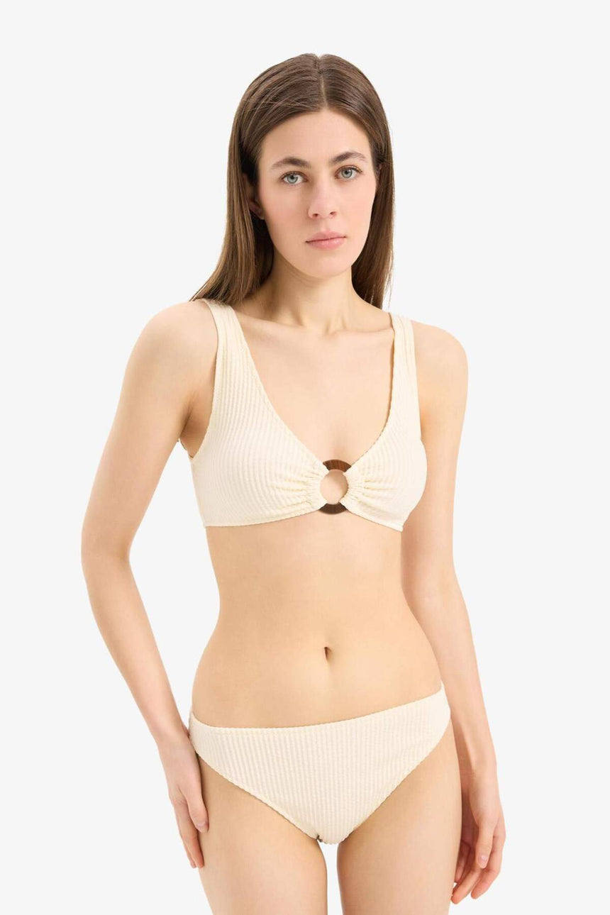 Defacto Kadın Bikini Top B6903Ax - Ekru