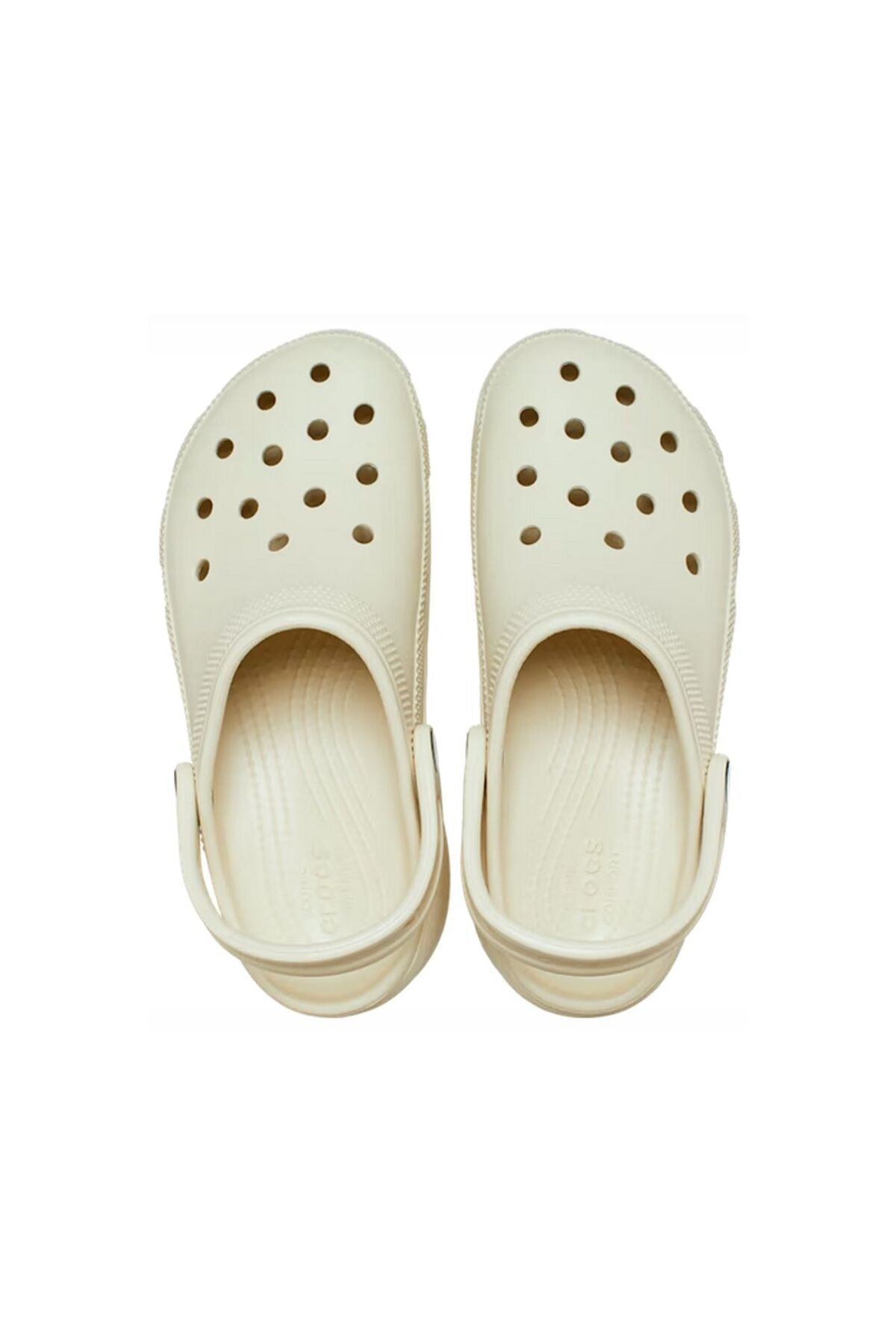Crocs Classic Platform Clog Kadın Terlik CR2918 - Açık Krem