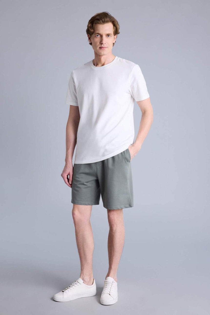 Defacto Erkek Short W1105AZ - Açık Haki Yeşili