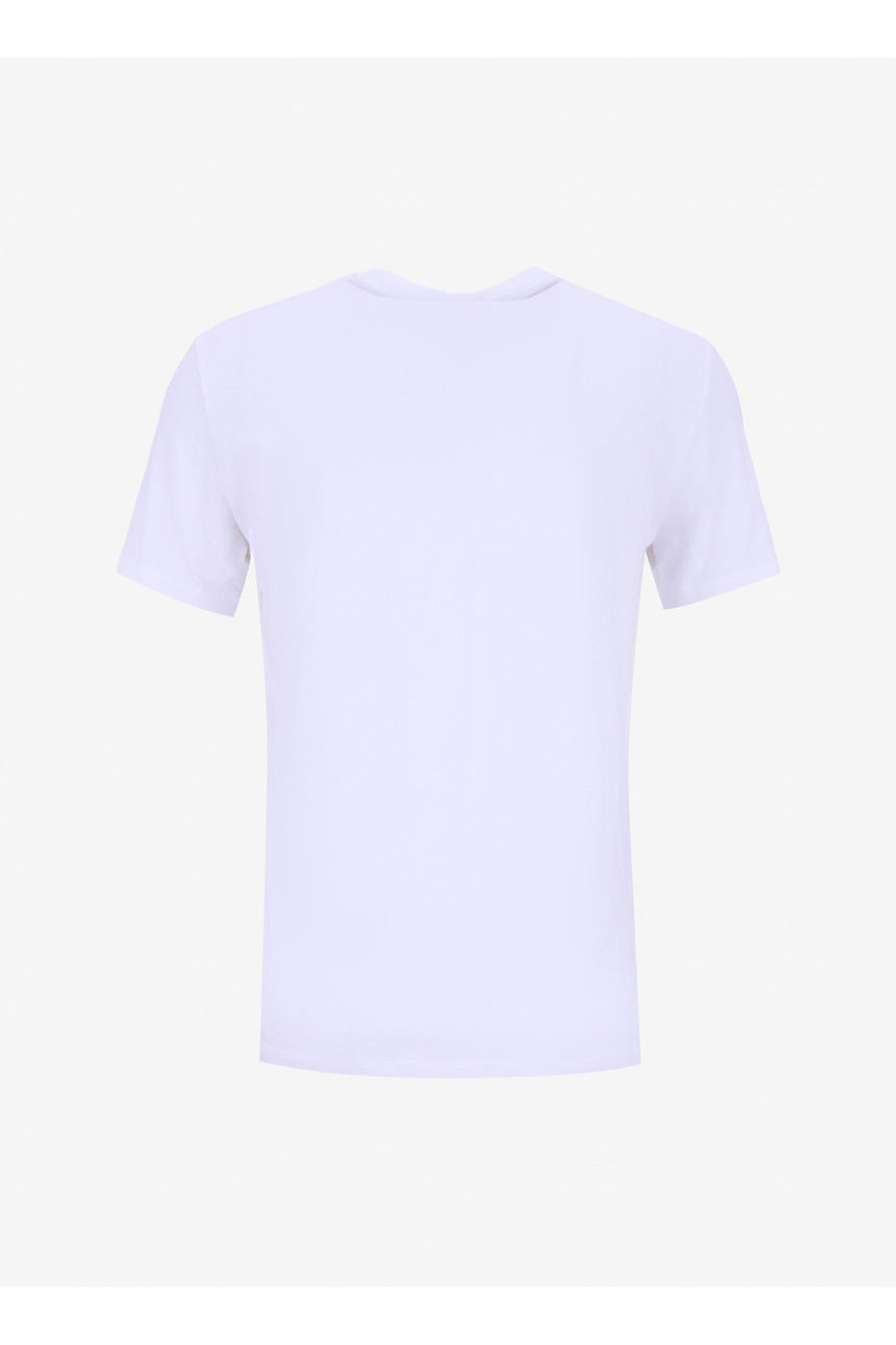 Calvin Klein Erkek SS SLIM STRETCH COTTON CREWNK TE LV04LC240G - Beyaz