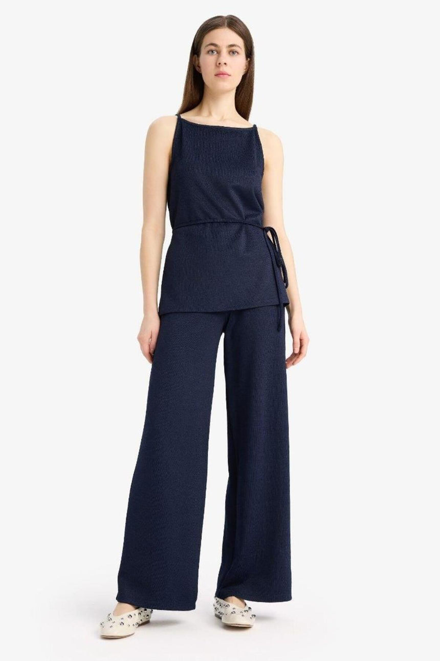 Defacto Kadın Trousers E5784AX - Koyu Lacivert