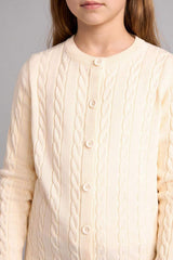 Defacto Çocuk Cardigan G6979A8 - Ekru