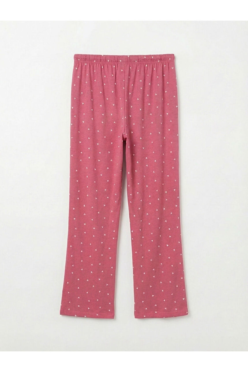 LC Waikiki Kadın Hamile Pijama Takımı S6AT65D8 - Koyu Gül Pembesi