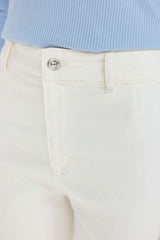 Defacto Kadın Trousers B5012Ax - Ekru