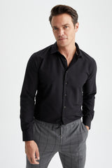 Defacto Erkek Long Sleeve Shirt R4340Az - Siyah