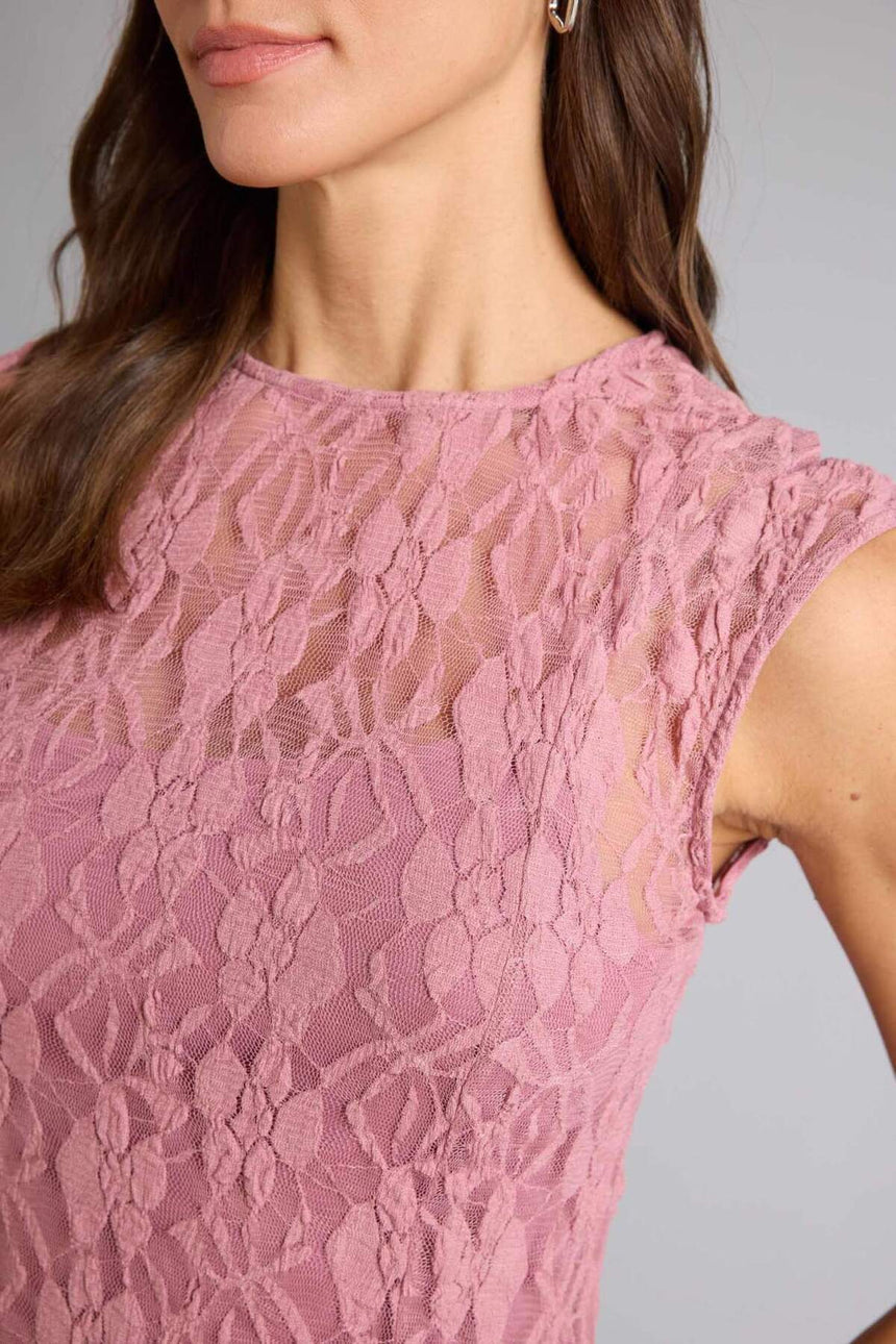Defacto Kadın Short Sleeve Knitted Dress F8114AX - Gül Kurusu
