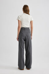 Defacto Kadın Trousers C2020Ax - Gri