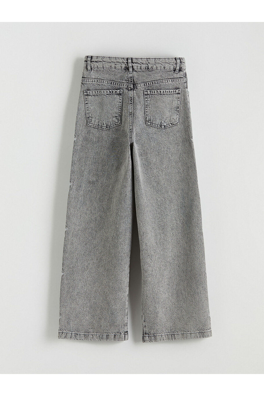 LC Waikiki Çocuk Jean Pantolon W5NF77B4 - Gri