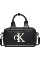 Calvin Klein Kadın BOLD CK BAULETTO CROSSBODY LV04F3411G - Siyah