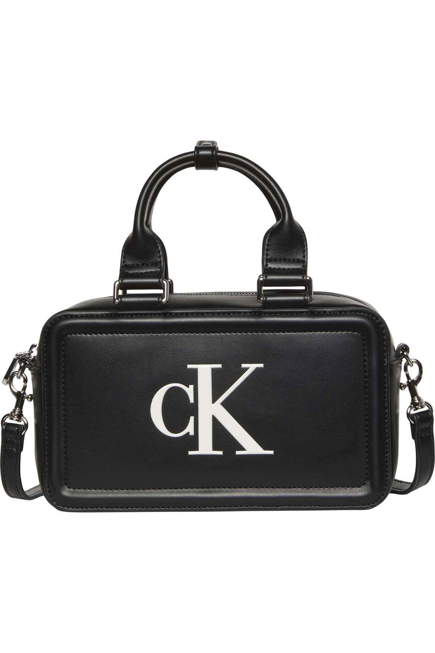 Calvin Klein Kadın BOLD CK BAULETTO CROSSBODY LV04F3411G - Siyah