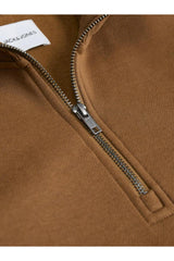 JACK&JONES SWEAT 12250747 - Kahverengi/ Turuncu