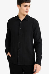 Defacto Erkek Woven Top D7246AX - Siyah