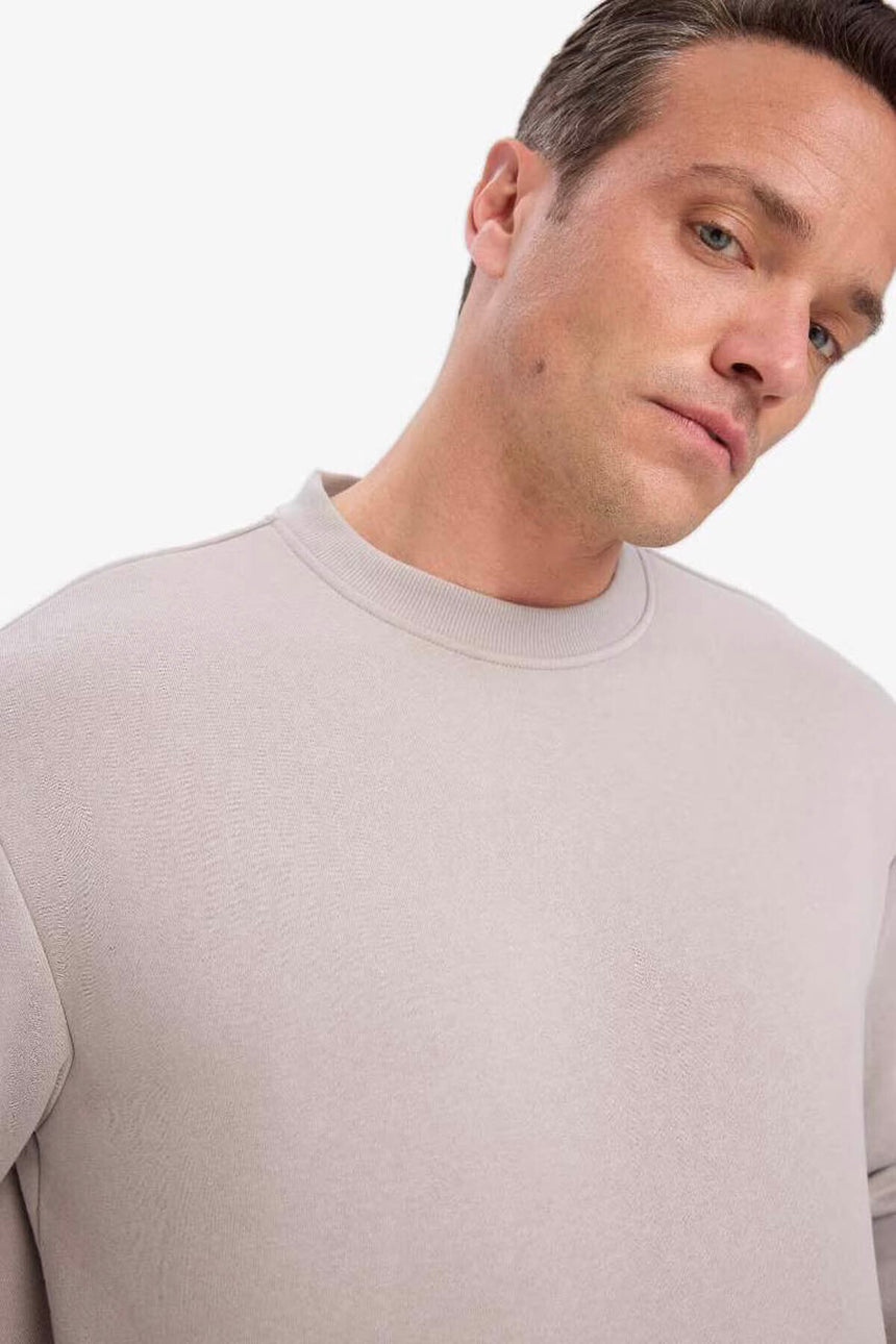 Defacto Erkek Sweat Shirt T5139Az - Gri