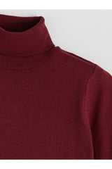 LC Waikiki Kadın Kazak W5JS02F8 - Bordo
