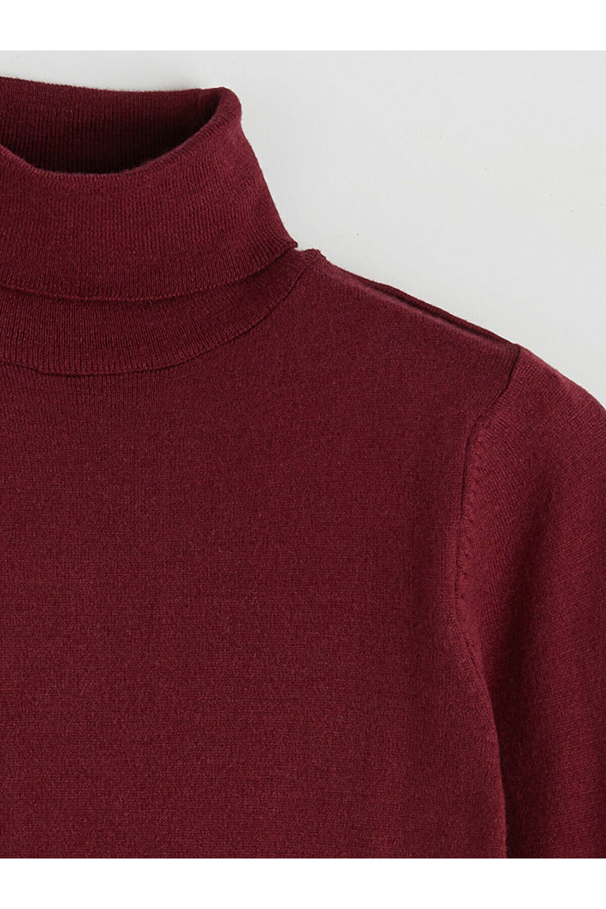 LC Waikiki Kadın Kazak W5JS02F8 - Bordo