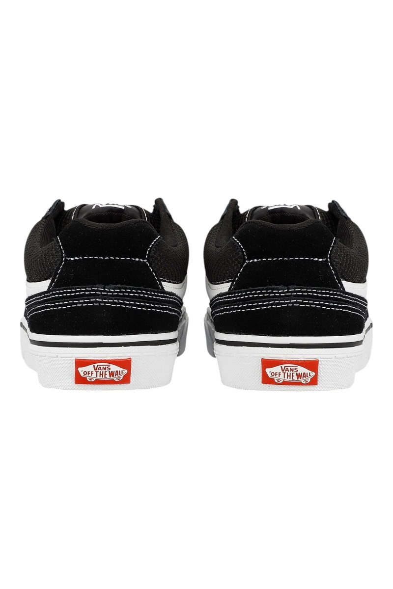 Sporline Vans Caldrone siyah beyaz erkek sneaker ayakkabı arka görünüm