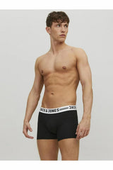 JACK&JONES SENSE TRUNKS 3-PACK NOOS 12081832 - Siyah