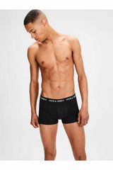 JACK&JONES JACHUEY TRUNKS 5 PACK NOOS 12142342 - Siyah