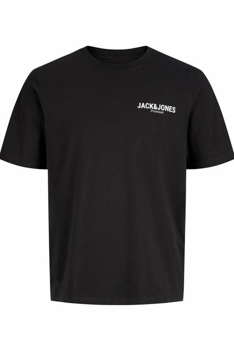 JACK&JONES JPRBLAOSCAR SS TEE FST PLS 12302519 - Siyah