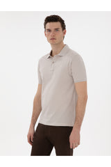 PIERRE CARDIN ERKEK T-Shirt 2131539 - Gri/ Bej /Krem