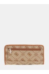 GUESS KADIN NEDA SLG LARGE ZIP A SWJP9654146 - Açık Bej/ Kahverengi