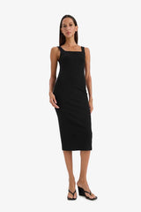 Defacto Kadın Short Sleeve Knitted Dress Z7577Az - Siyah