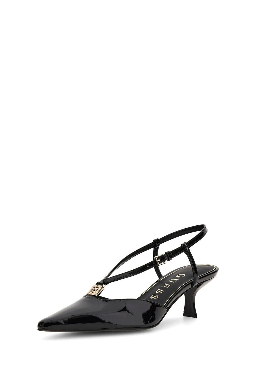 Guess Desie Kadın Dolgu Topuklu Ayakkabı FLFDESPAF08 - Siyah
