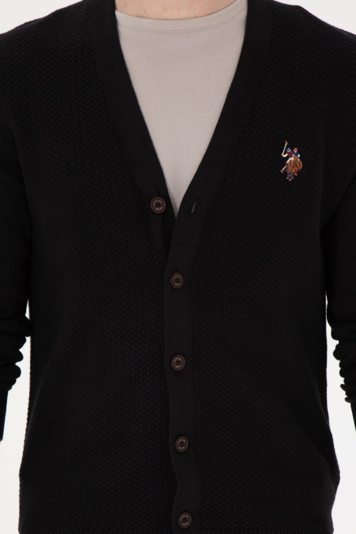 U.S. Polo Assn. Erkek Hırka 1920741 - Siyah