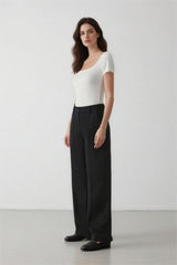 Defacto Kadın Trousers C2020Ax - Siyah