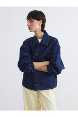 LCW KADIN S6IP97B8 CKT,BRANDY-SET-JACKET - Koyu Mavi
