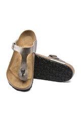 Birkenstock Gizeh BF Graceful 1016144 Kadın Terlik - Gri Kahverengi