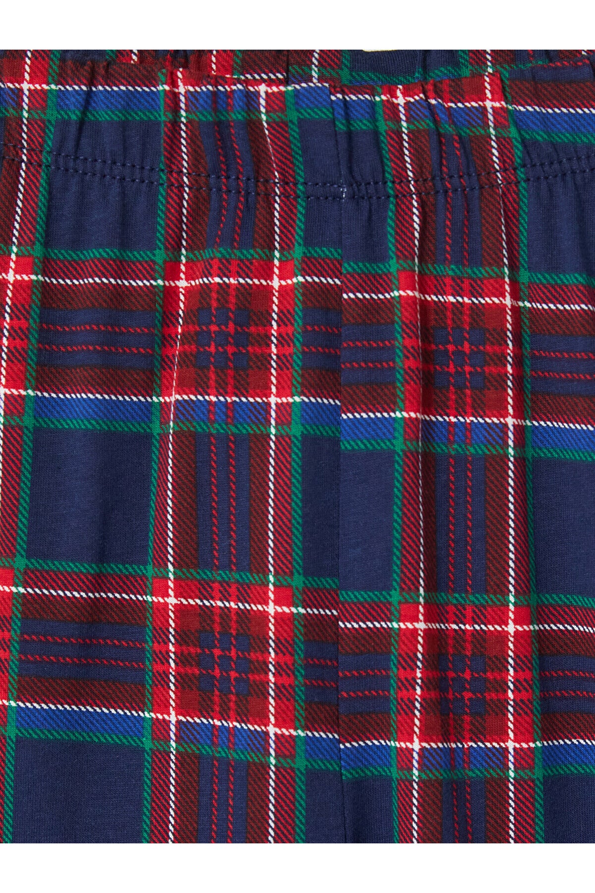 LC Waikiki Erkek Çocuk Ekose Pijama Takımı W6O247D4 - Koyu Lacivert