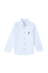 US POLO ASSN ERKEK COCUK DOKUMA GÖMLEK 1840451 - Kırmızı