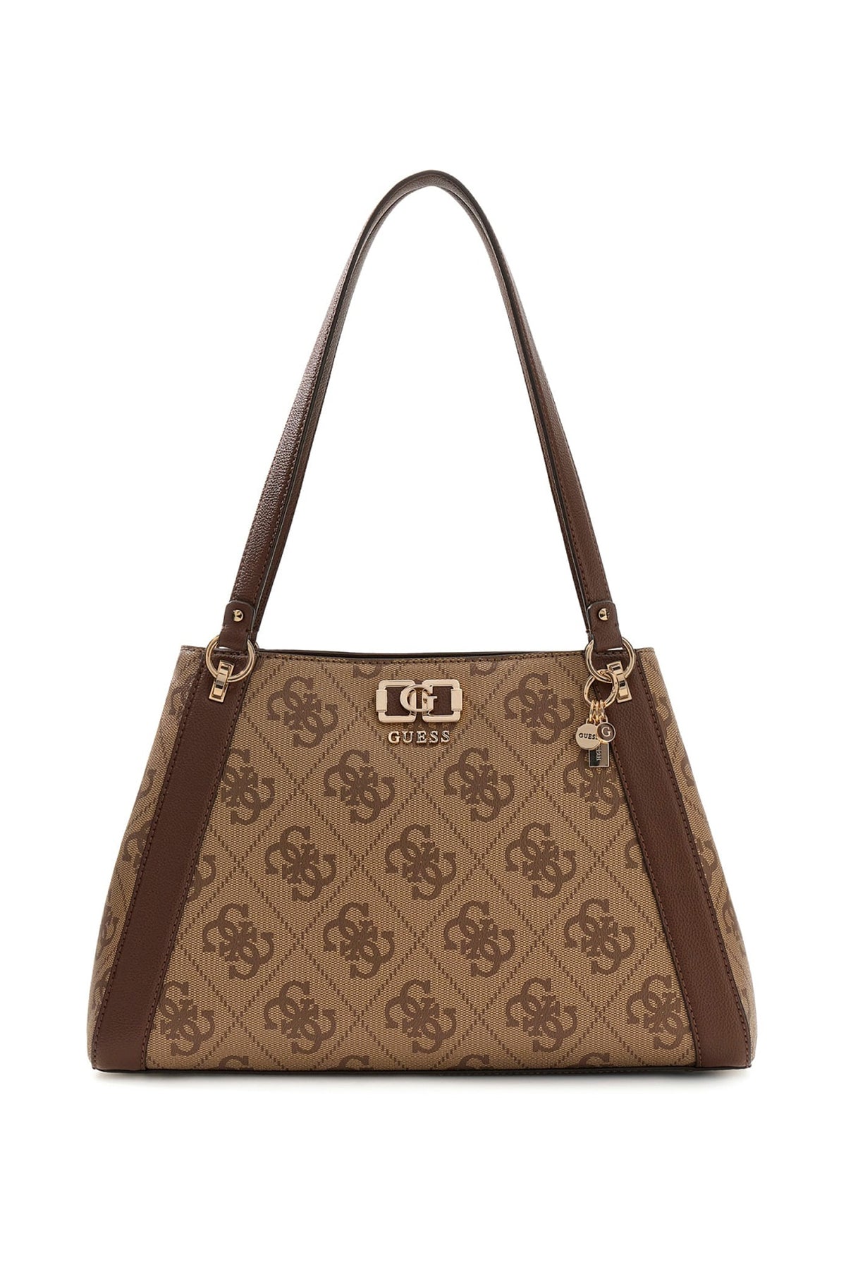 Guess Karnilla Logo Kadın Omuz Çantası HWOS9901220 - Kahverengi