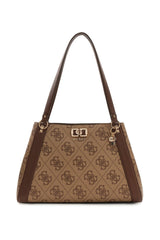 Guess Karnilla Logo Kadın Omuz Çantası HWOS9901220 - Kahverengi