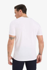 Defacto Erkek Short Sleeve T-Shirt M6606AZ - Beyaz