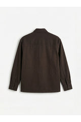 LCW ERKEK S6JI37H8 CKT,X-EGESHIRT-UP - Kahverengi
