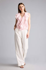 Defacto Kadın Sleeveless Blouse H3834AX - Açık Pembe