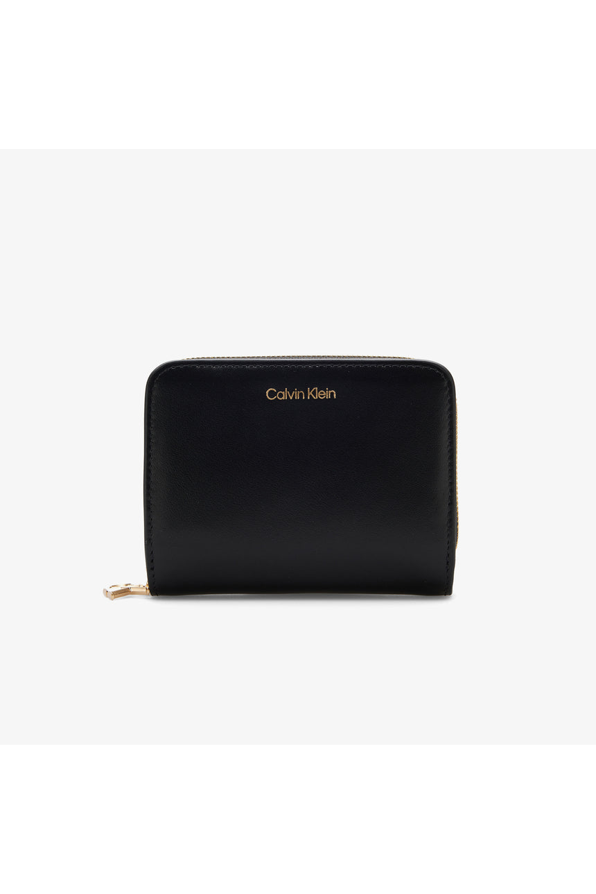 Calvin Klein Kadın CK MEDIUM FLAP ZIP AROUND LV04F1075G - Siyah