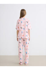LC Waikiki Kadın Hamile Pijama Takımı S6H743B8 - Pembe