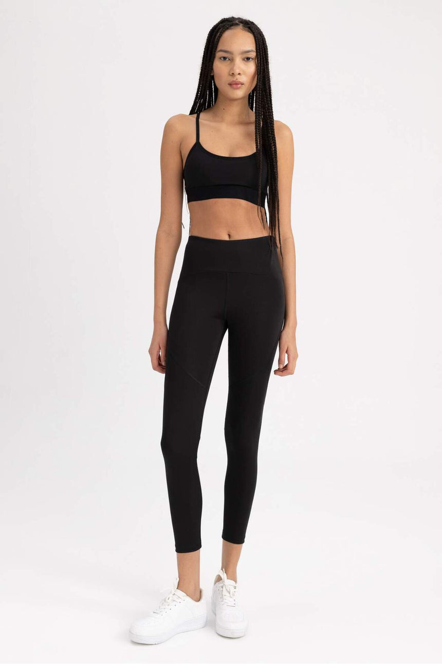 Defacto Kadın Leggings Z0817AZ - Siyah