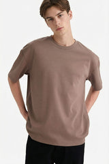 DeFacto X3926AZ Erkek T-Shirt - Koyu Yeşil