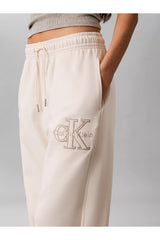 Calvin Klein Kadın BABY TERRY SEASONAL MONOLOGO PAN LV047G822G - Beyaz