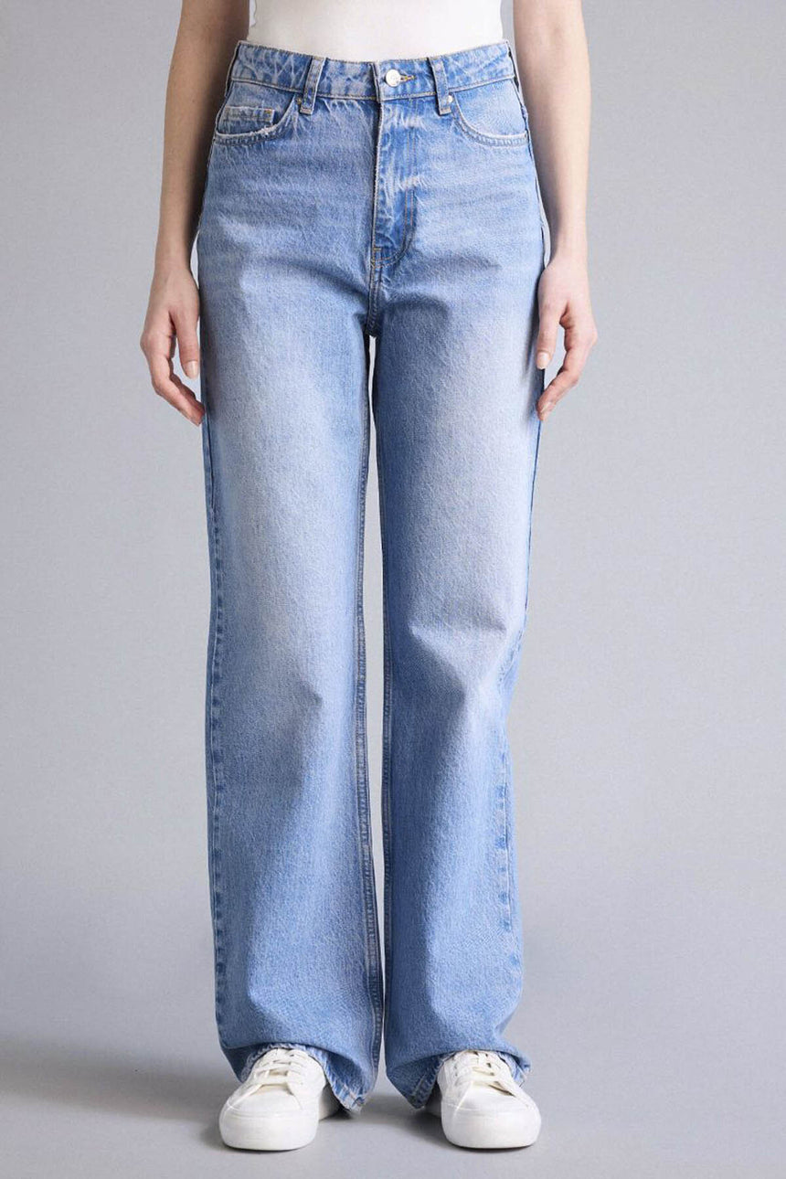 Defacto Kadın Trousers G3542AX - Açık Çivit Mavisi