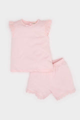 DeFacto E4615A5 Çocuk Pijama Takımı - Açık Pembe