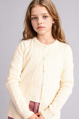 Defacto Çocuk Cardigan G6979A8 - Ekru